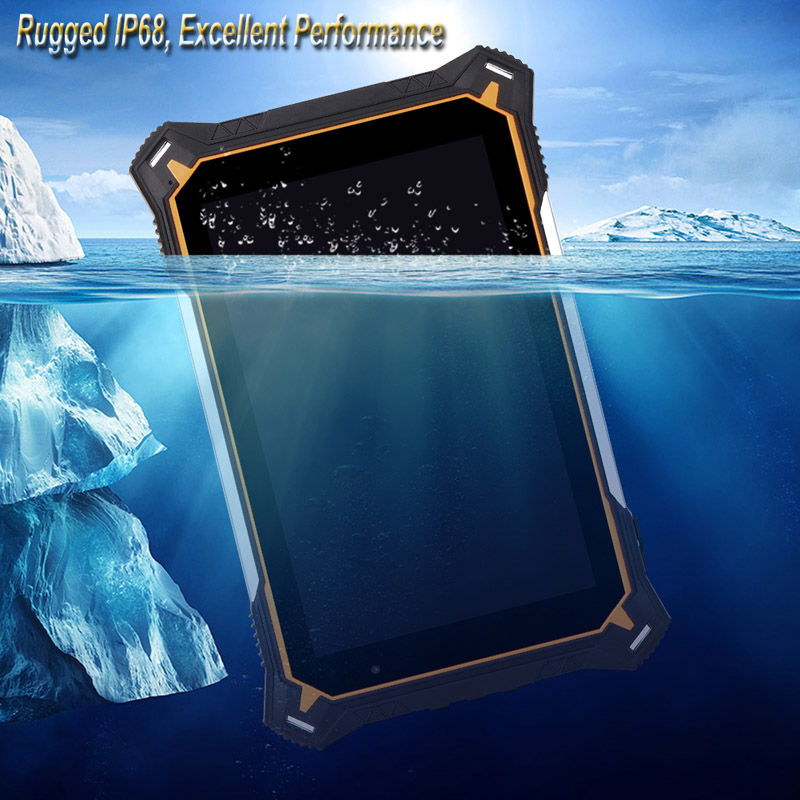 Cheapest Factory Hot Selling Fully Waterproof Rugged Tablet with IP68 Certificated MIL-STD-810G Rugged Tablet PC for Outdoor Use